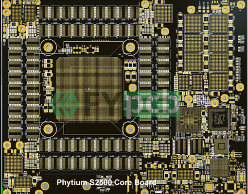 22 Layers HDI PCB Design for Phytium S2500 core boards
