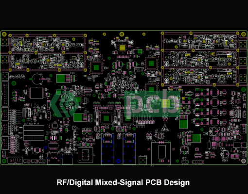 8 Layers High Frequency RF PCB Design Service China